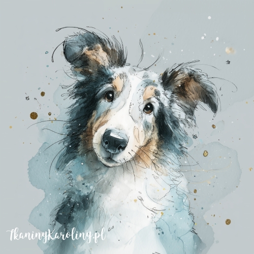 Panel wodoodporny - Sheltie malowany