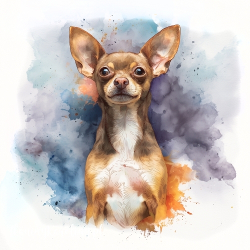 Panel wodoodporny Chihuahua 3 malowany