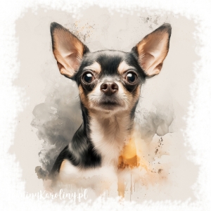 Panel wodoodporny Chihuahua 4 malowany [6-8]
