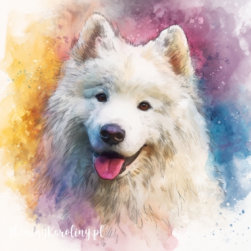 Panel wodoodporny Samoyed 2 malowany