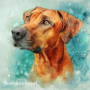 Panel wodoodporny Rhodezjan ridgeback 2 malowany [6-8]