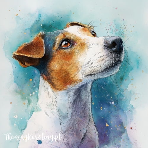 Panel wodoodporny Jack russel terrier krótkowłosy 2 malowany [6-8]