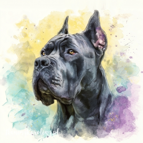 Panel wodoodporny Cane corso 4 malowany