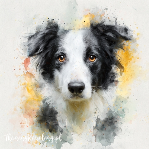 Panel wodoodporny Border Collie 2 malowany [6-8]