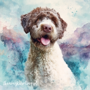 Panel welurowy Lagotto romagnolo 1 malowany [6-8]