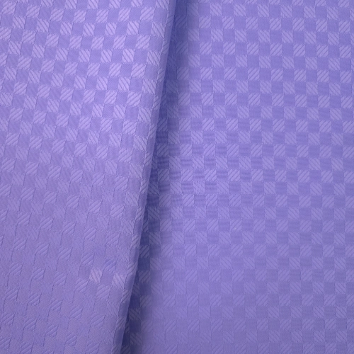 ŻAKARD WODOODPORNY Kwadraciki 3D małe lawendowy