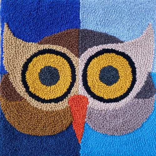 Panel dekoracyjny SOWA 40x40 cm