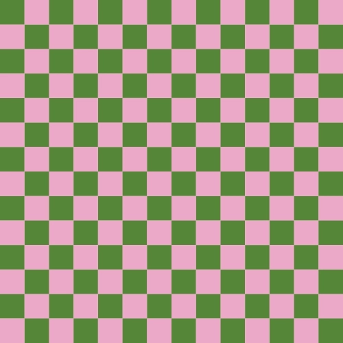 TKANINA WODOODPORNA OXFORD Kratka 2 cm - różowo - zielona
