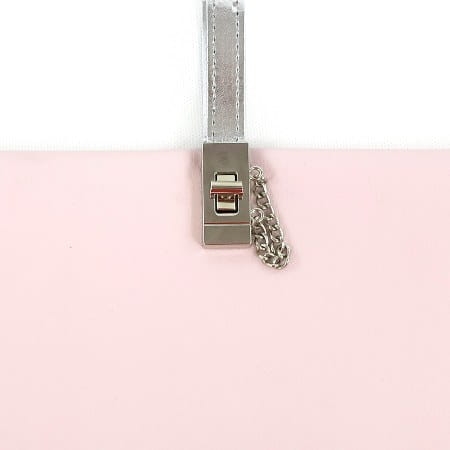 Zapięcie obrotowe 19x42mm z łańcuszkiem do torebki kolor złoty