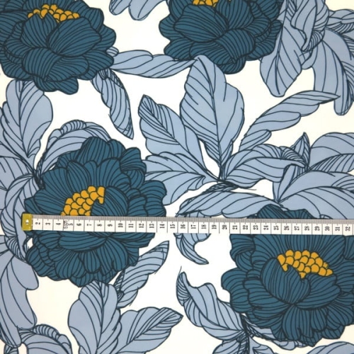 welur english flowers turkus3.JPG